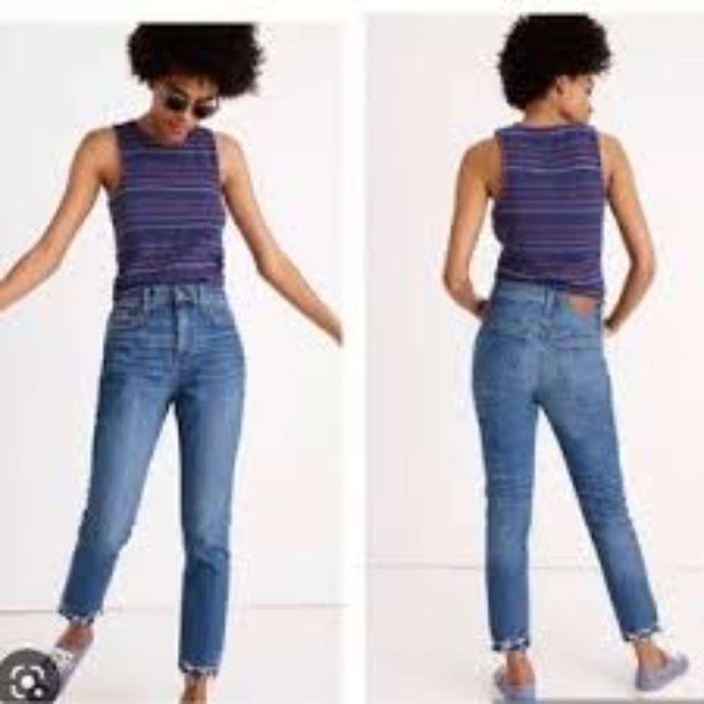 Madewell The High-Rise Slim Boyjean Size 27